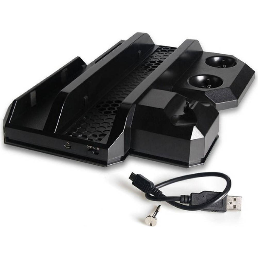 Tcherchi Dobe Ps4 Pro,slim,controller, Vr Dikey Multi Çift Şarj ve Soğutma Fanı Standı (Yurt Dışından) PlayStation 4 PS4 Oyunları Fiyatı