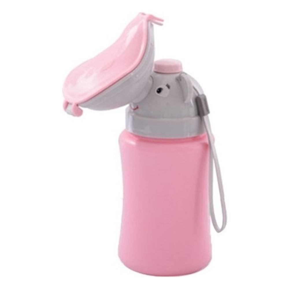 Tcherchi Taşınabilir Bebek Tuvalet Eğitimi Seyahat Pisuvarı 500 ml Kapasiteli (Yurt Dışından) - Pembe Bebek Lazımlık Fiyatı
