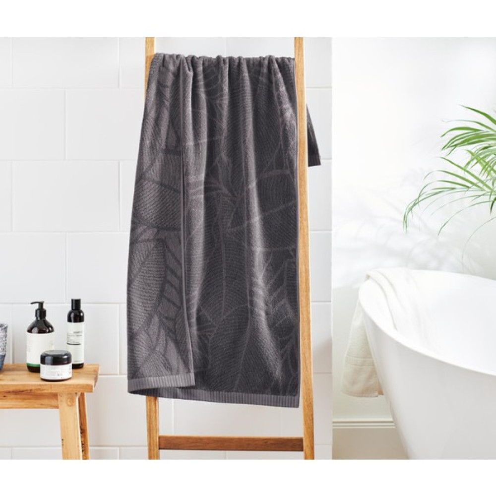 Tchibo Jakar Banyo Havlusu, Antrasit - 70 x 130 cm Banyo Havlusu Fiyatı
