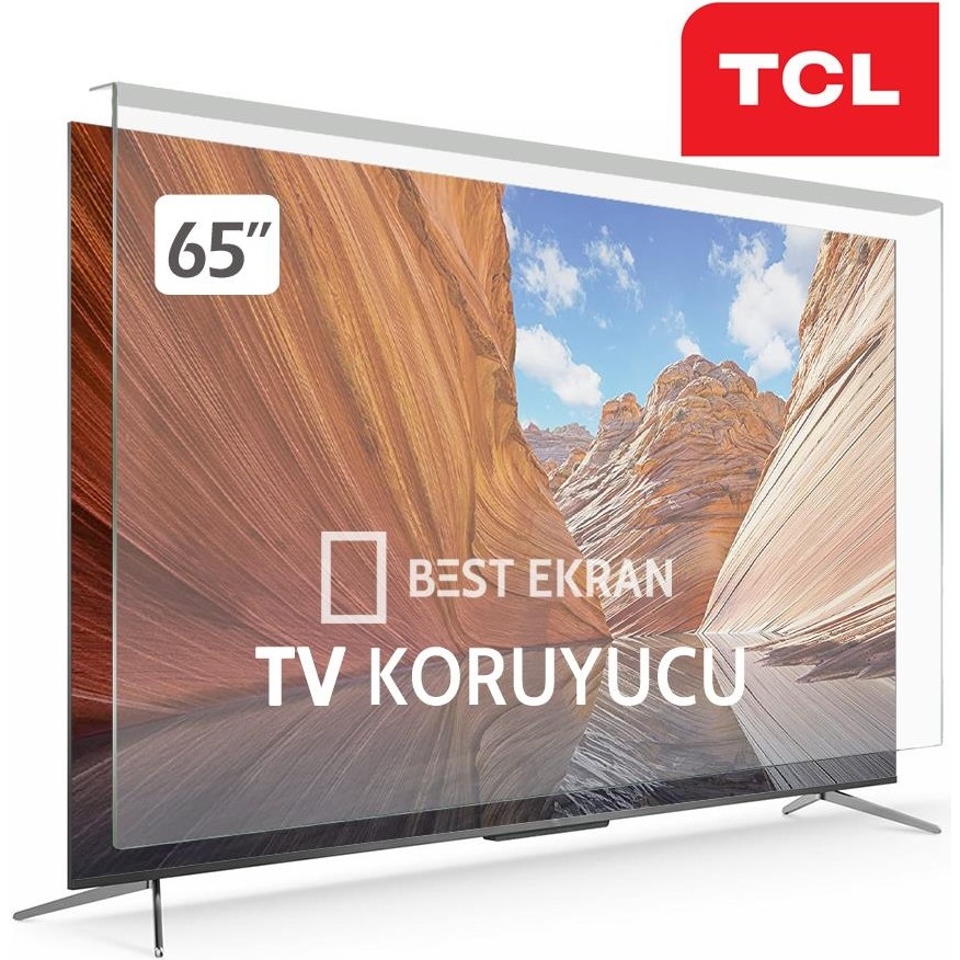 Tcl 65P79K Tv Ekran Koruyucu - Tcl 65" Inç 165 Ekran QLED Kırılmaz Ekran Koruyucu - 65 inç TV Aksesuarları Fiyatı