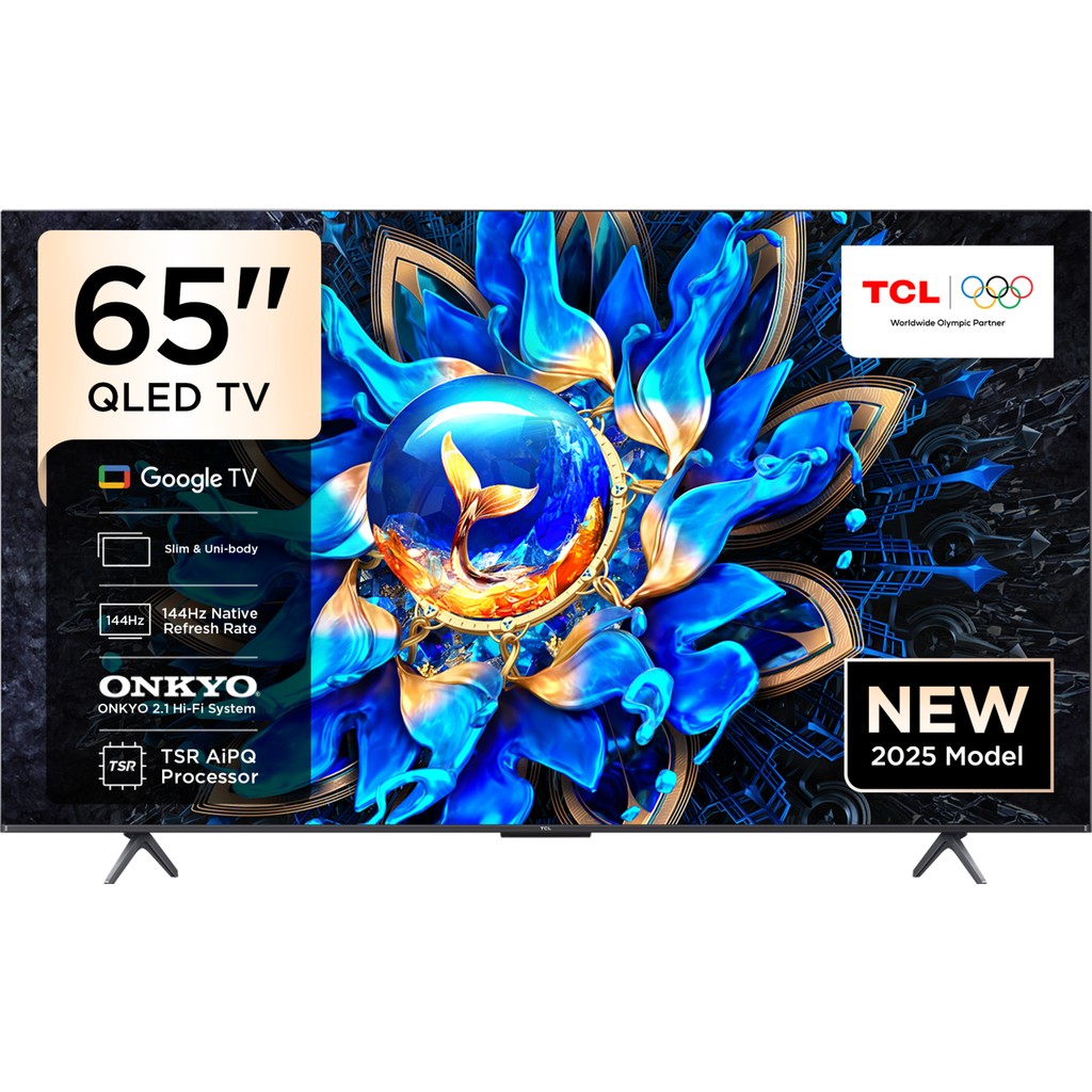 TCL 65T8C 65" 165 Ekran Uydu Alıcılı 4K Ultra HD QLED Google TV Televizyonlar Fiyatı
