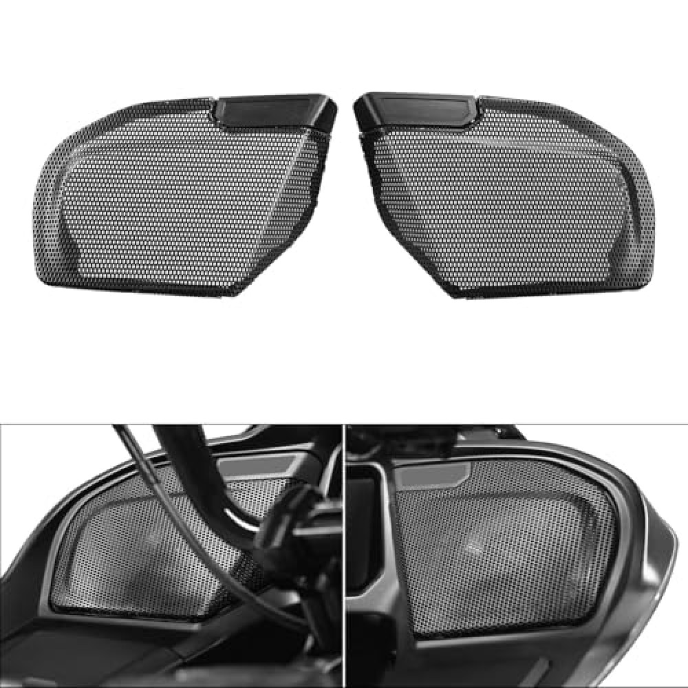 TCMT Front Fairing Speaker Grills Mesh Covers Fit For Harley CVO Road Glide ST FLTRXSTSE Road Glide FLTRX 2024-2025 CVO Road Glide FLTRXSE 2023-2025