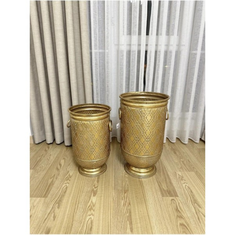 T.Concept Metal Vazo 2'li Set Gold FMA-285 Saksı ve Aksesuarları Fiyatı