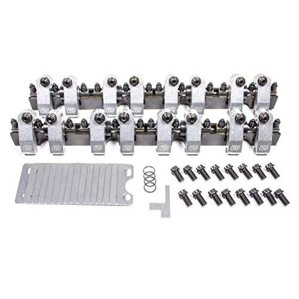 T&D Machine Products T&D (2144-160/160) 1.6/1.6 Ratio Rocker Arm Shaft Kit for Small Block Chevy