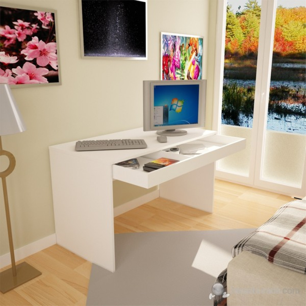 Tdesigno Activa Çalışma Masası - Beyaz - Y: 74 cm D: 60 cm G: 112 cm Çalışma Masası Fiyatı