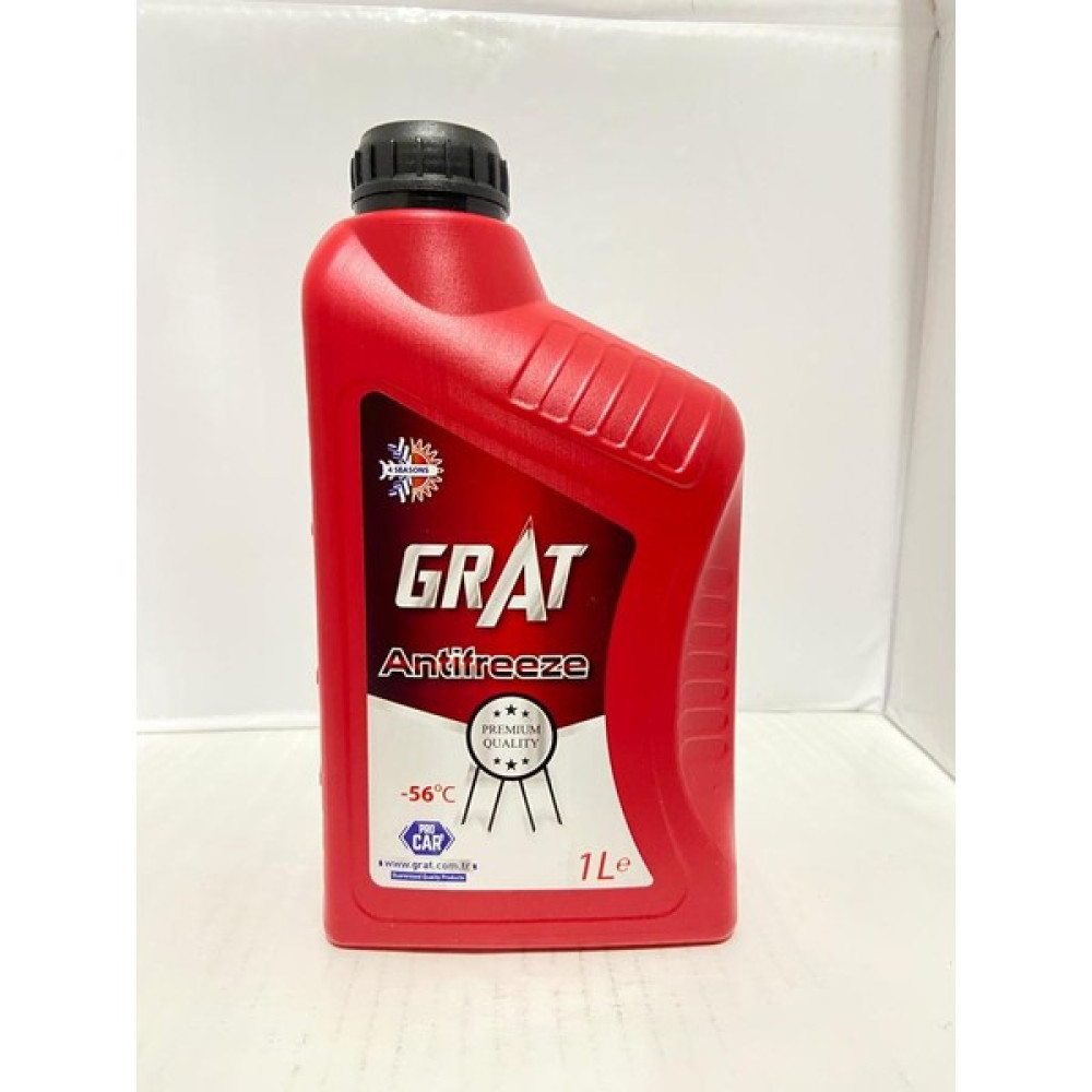 Tdpart Grat Kırmızı Organik Konsantre Antifriz 4 Mevsim Antifiriz -56 Derece Premium Antifrizi 1 L 1 Ad. Antifiriz Fiyatı