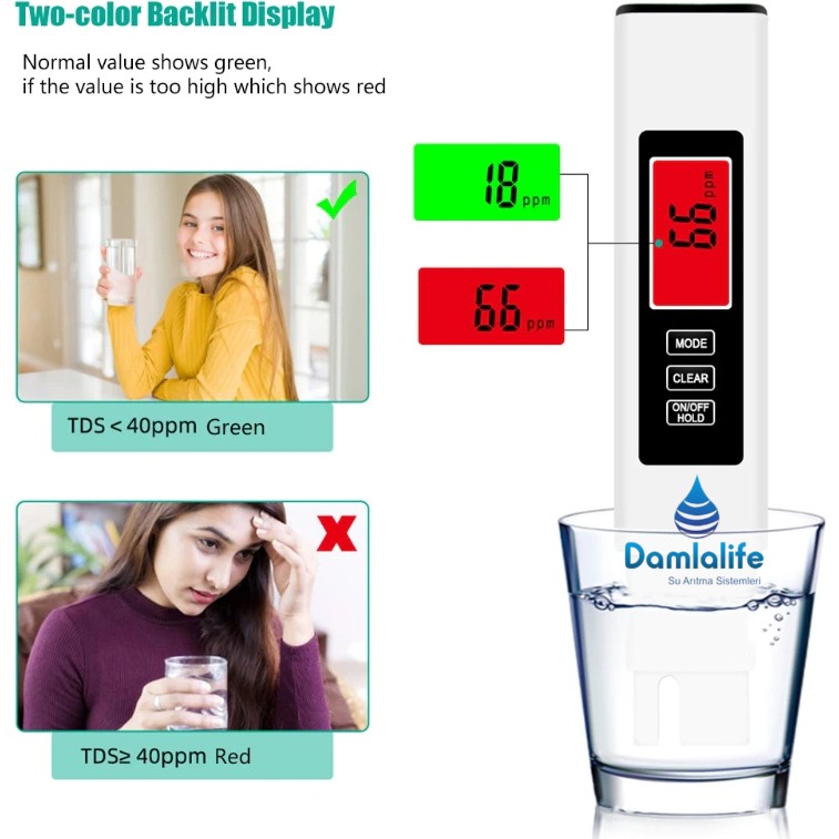 Tds Metre Termometreli Su Kalitesi Ölçüm Cihazı Diğer Fiyatı