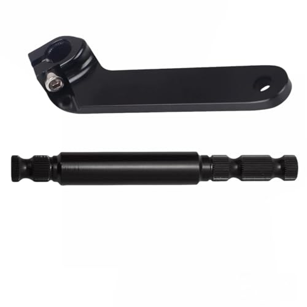 TDZ Black 2PC Steel Inner Shifter Lever Shaft Kit Compatible with 1984-2016 Touring Road King Electra Glide Street Glide Replace for 33709-82A & 33718-82B