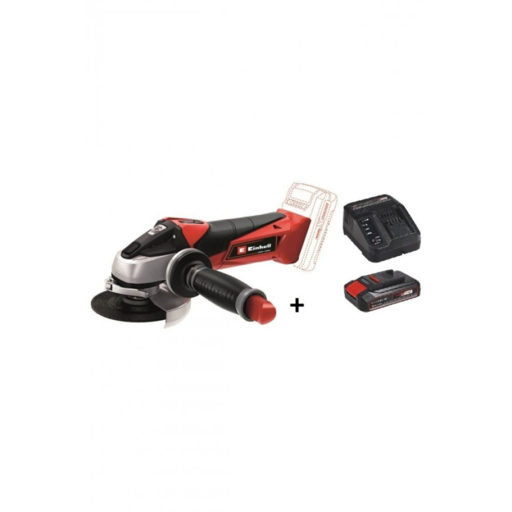 Te-Ag 18115 Li Akulu Avuc Taslama + 2.5 Ah Starter Kit Taşlama Makinesi Fiyatı