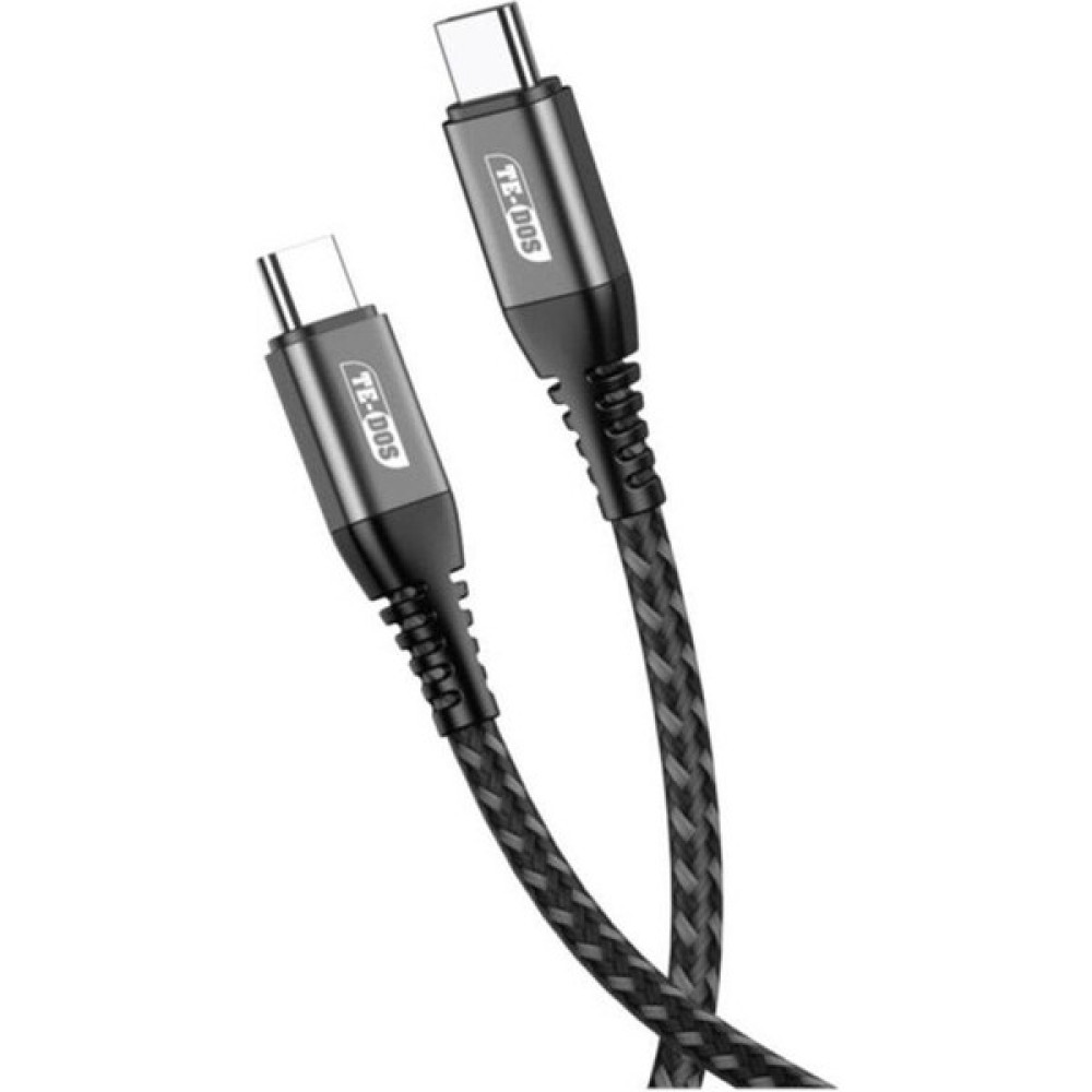 Te-Dos 60W Quick Fast Hızlı Pd Usb-C Type-C Iphone Android Macbook Uyumlu Veri Data Aktarım Şarj Kab - Siyah Oto Boyaları Fiyatı