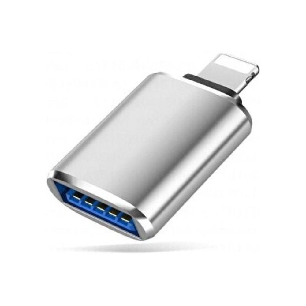 Te-Dos TD-C3309 Otg USB To iPhone Lightning Dönüştürücü - Açık Gri Bilgisayar Çevirici ve Adaptörü Fiyatı