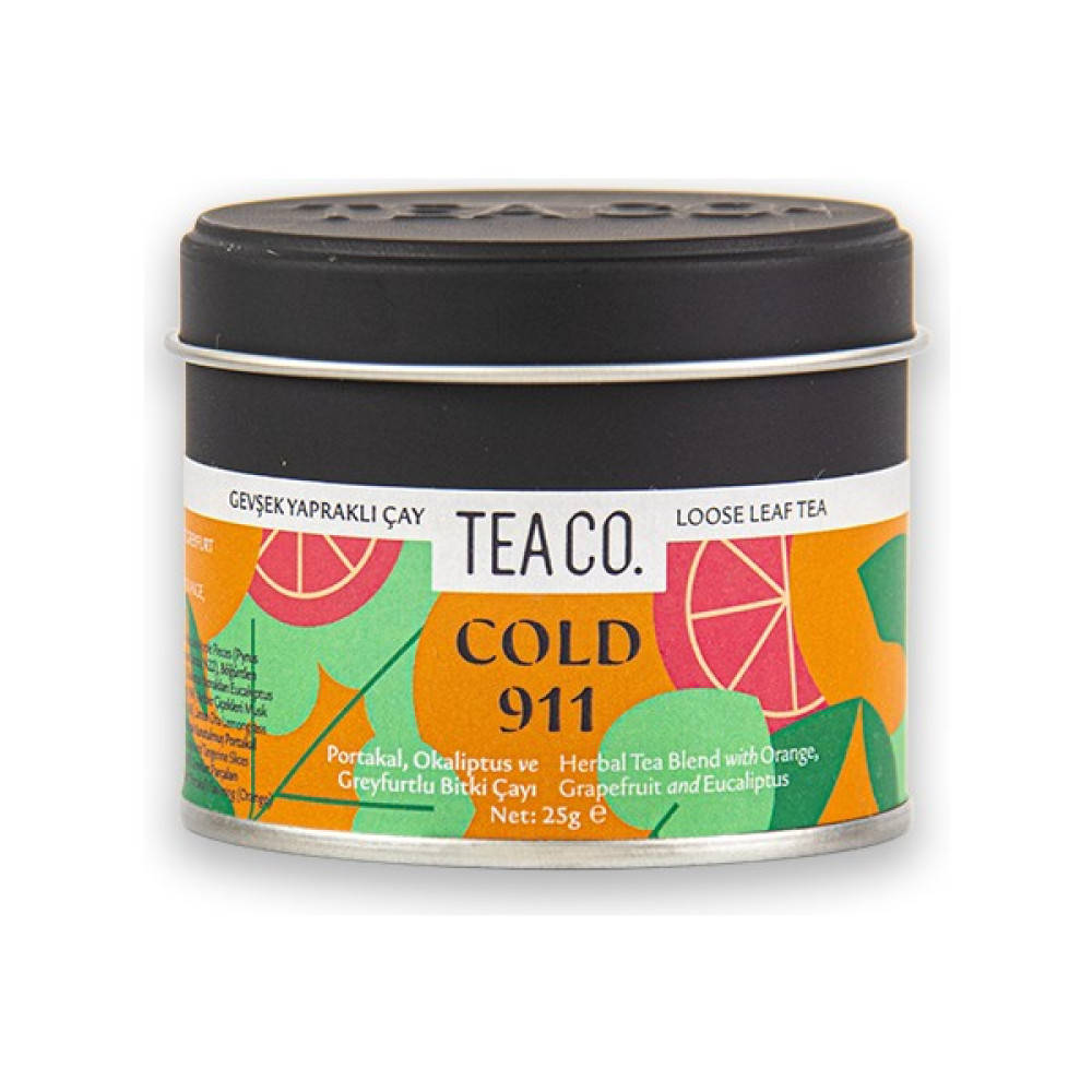 Tea Co Portakal, Greyfurt ve Mandalinalı Bitki Çayı 25 Gr.- Cold 911 | Tea Co. Çay Fiyatı