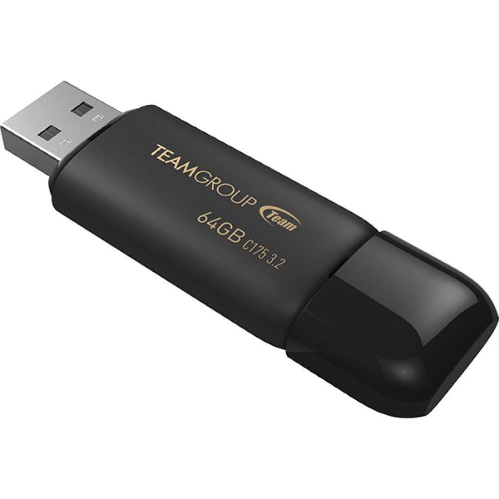 TEAM C175 64GB Usb3.2 USB Bellek (TC175364GB01) - Siyah - 64 GB Flash Bellekler Fiyatı