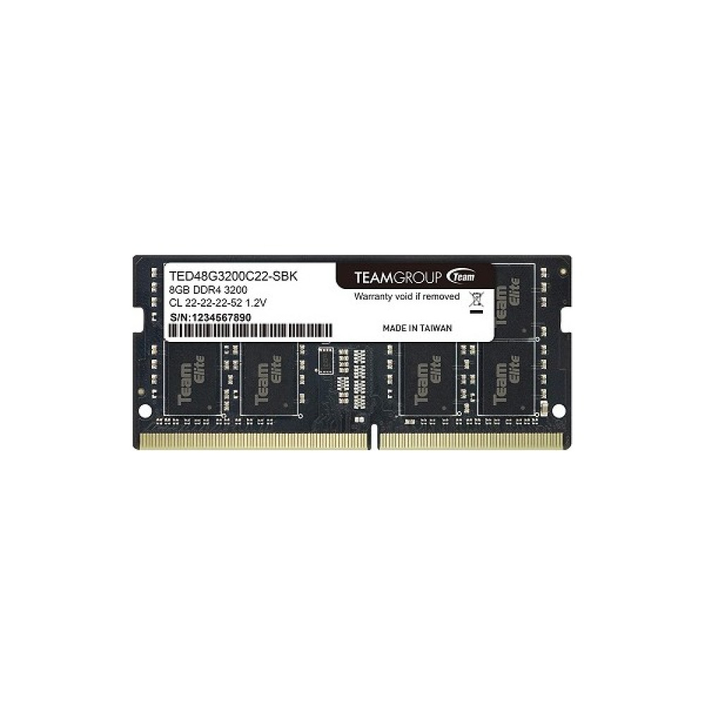 Team Elite 8 GB 3200MHZ Ddr4 Notebook Ram TED48G3200C22 RAM Bellekler Fiyatı