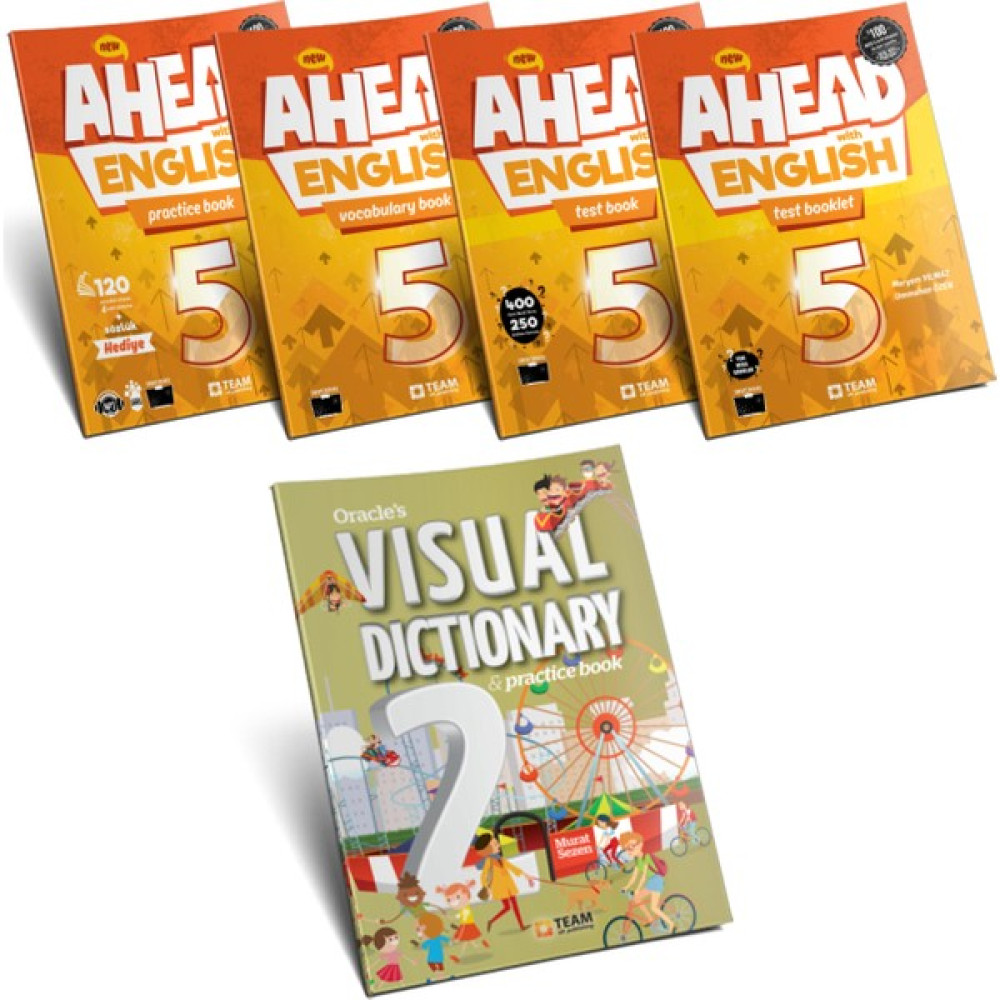 Team Elt Publishing 5. Sınıf Ahead With English Practice-Test Book-Booklet Vocabulary Oracle's Visual Dictionary Tüm Dersler Fiyatı