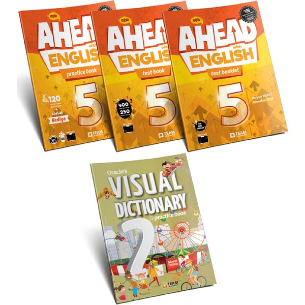 Team Elt Publishing 5. Sınıf Ingilizce Ahead With English Practice-Test Book-Booklet Oracle's Visual Dictionary Tüm Dersler Fiyatı