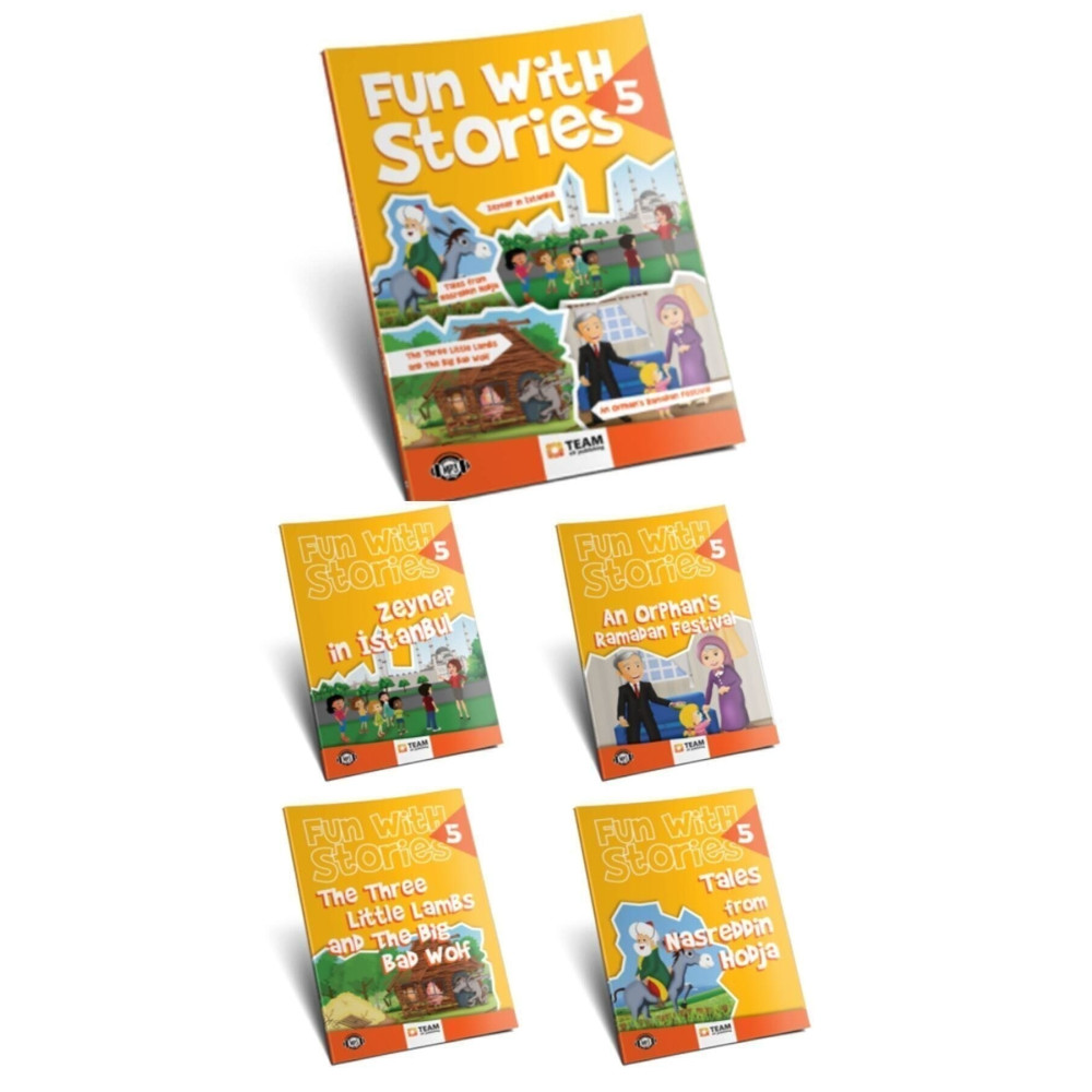 Team Elt Publishing 5. Sınıf Ingilizce Hikaye Kitabı Seti (4kitap) Fun With Stories 5 Yardımcı Kitaplar Fiyatı