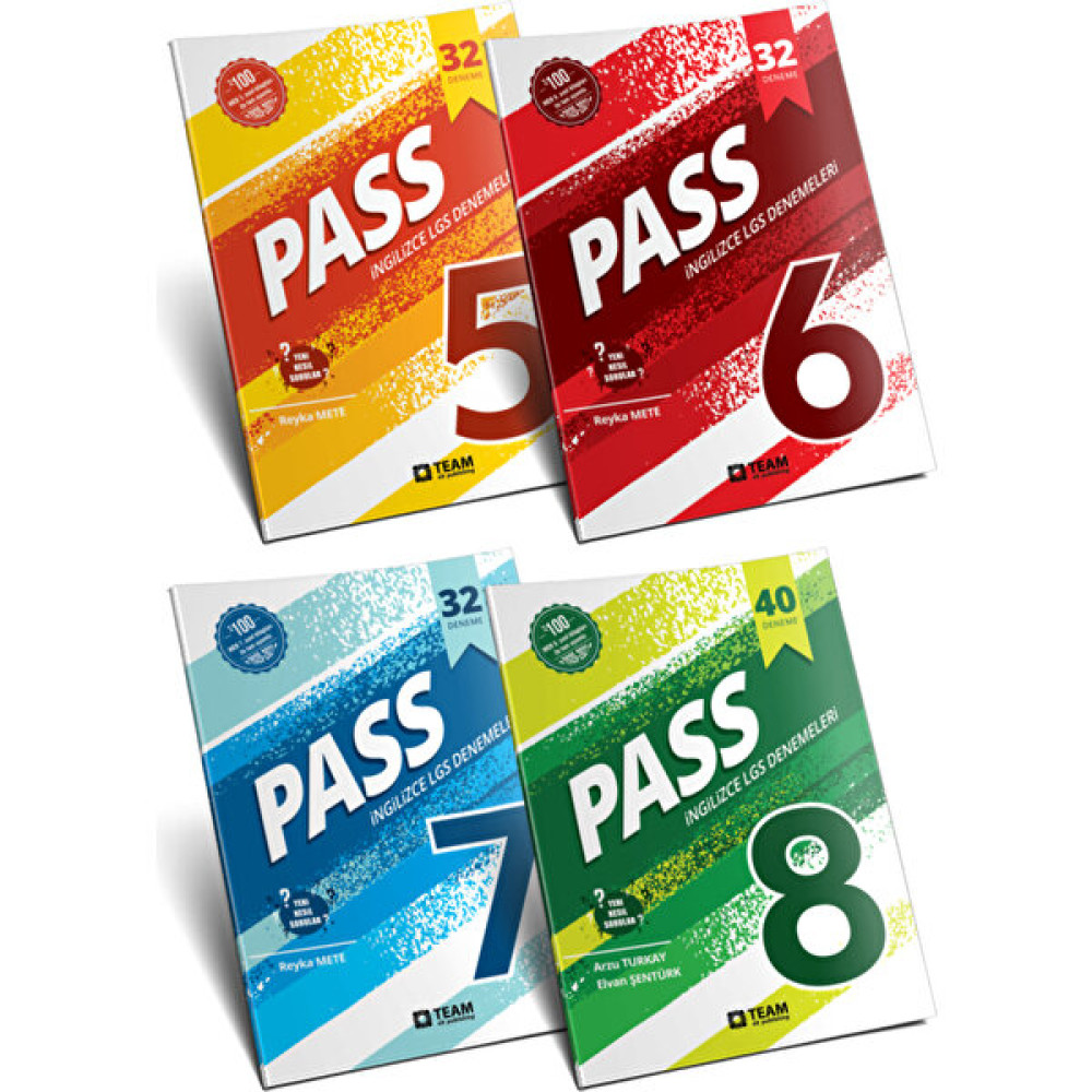 Team Elt Publishing 8. Sınıf LGS Ingilizce Pass 5-6-7-8 Yeni Nesil Deneme Sınavı Seti Tüm Dersler Fiyatı