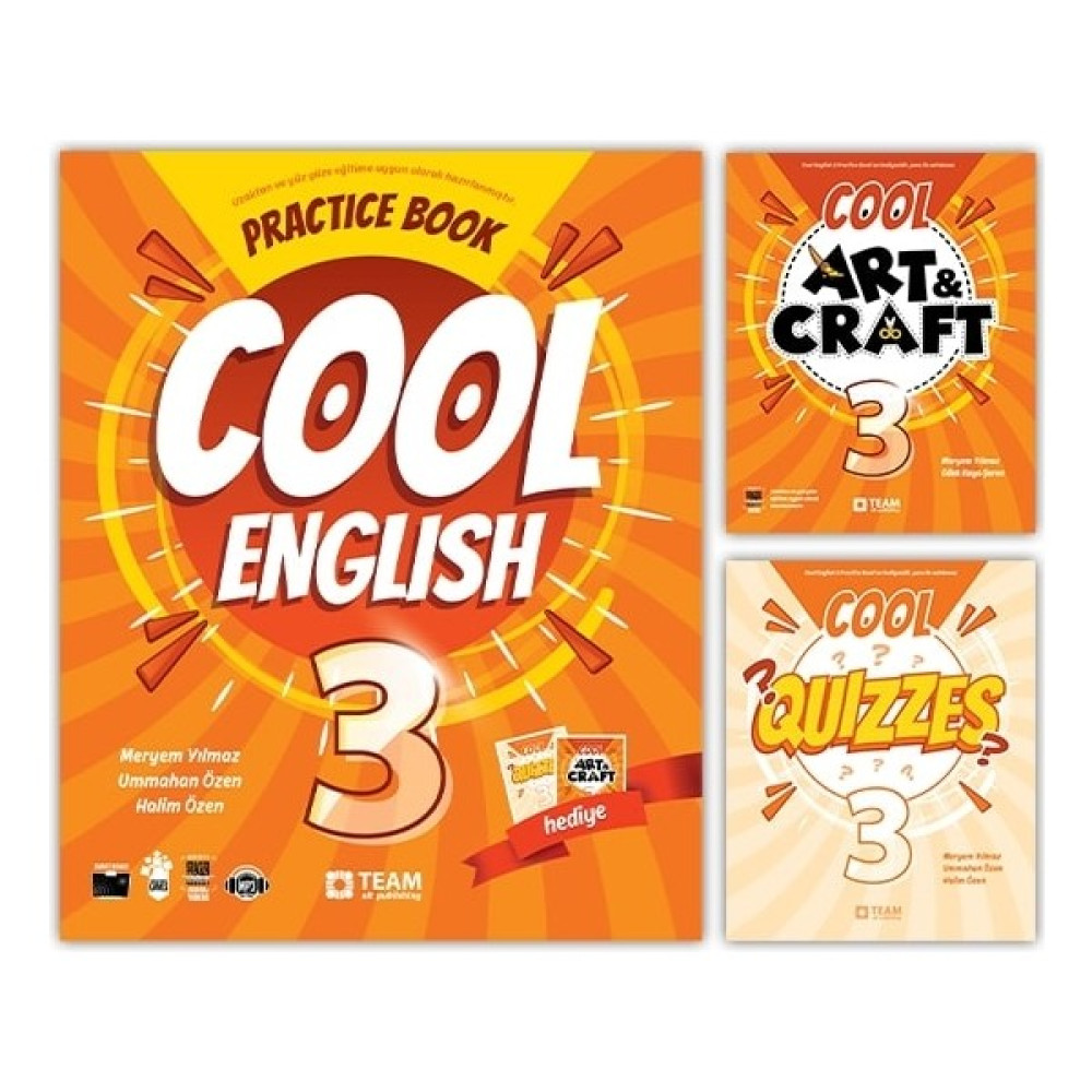 Team Elt Publishing Cool English 3 Practice Book (+Cool Artcraft 3 +Quızzes) - Meryem Yılmaz Kaynak Kitapları Fiyatı