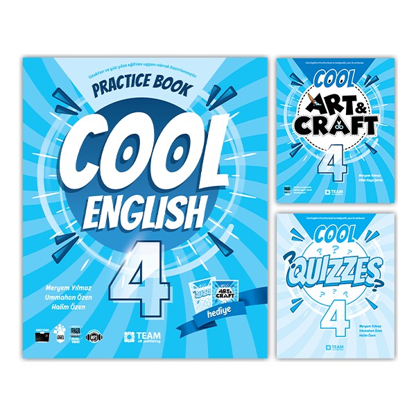 Team Elt Publishing Cool English 4 Practice Book (-Cool Artcraft 4 -Quızzes) - Meryem Yılmaz Diğer Fiyatı