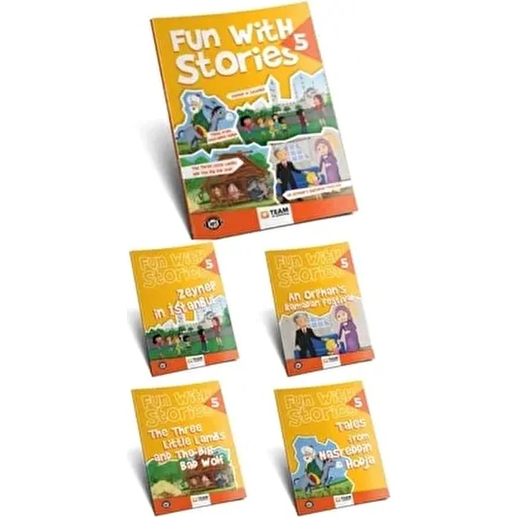 Team Elt Publishing Fun With Stories 5 Eğlenceli Tasarımlı 5. Sınıf İngilizce Hikaye Kitabı Seti Normal Boy Setli Ürün Kitaplar Fiyatı