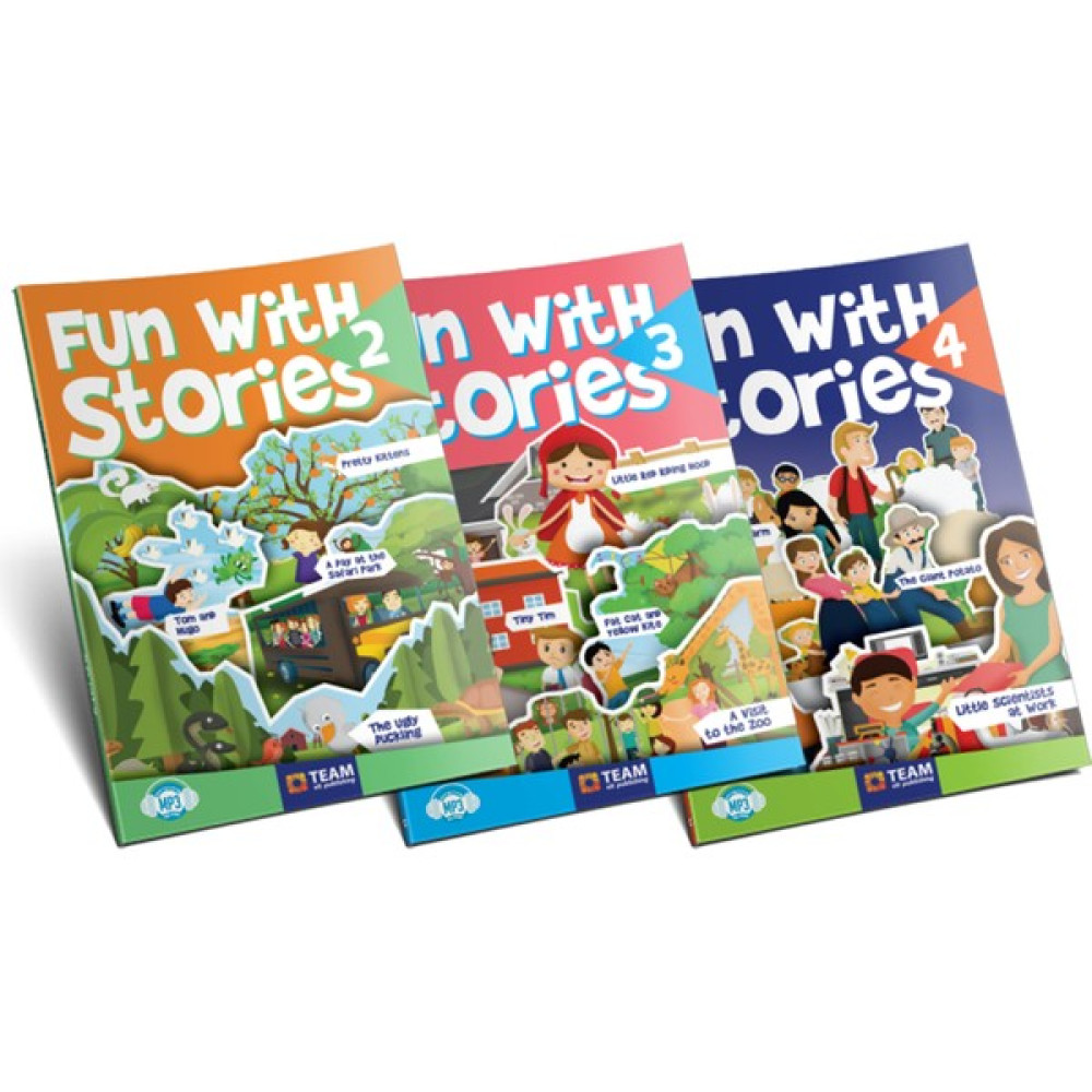 Team Elt Publishing Ingilizce Hikaye Kitabı Seti 3 Kitap Fun With Stories Level 2-3-4 Tüm Dersler Fiyatı
