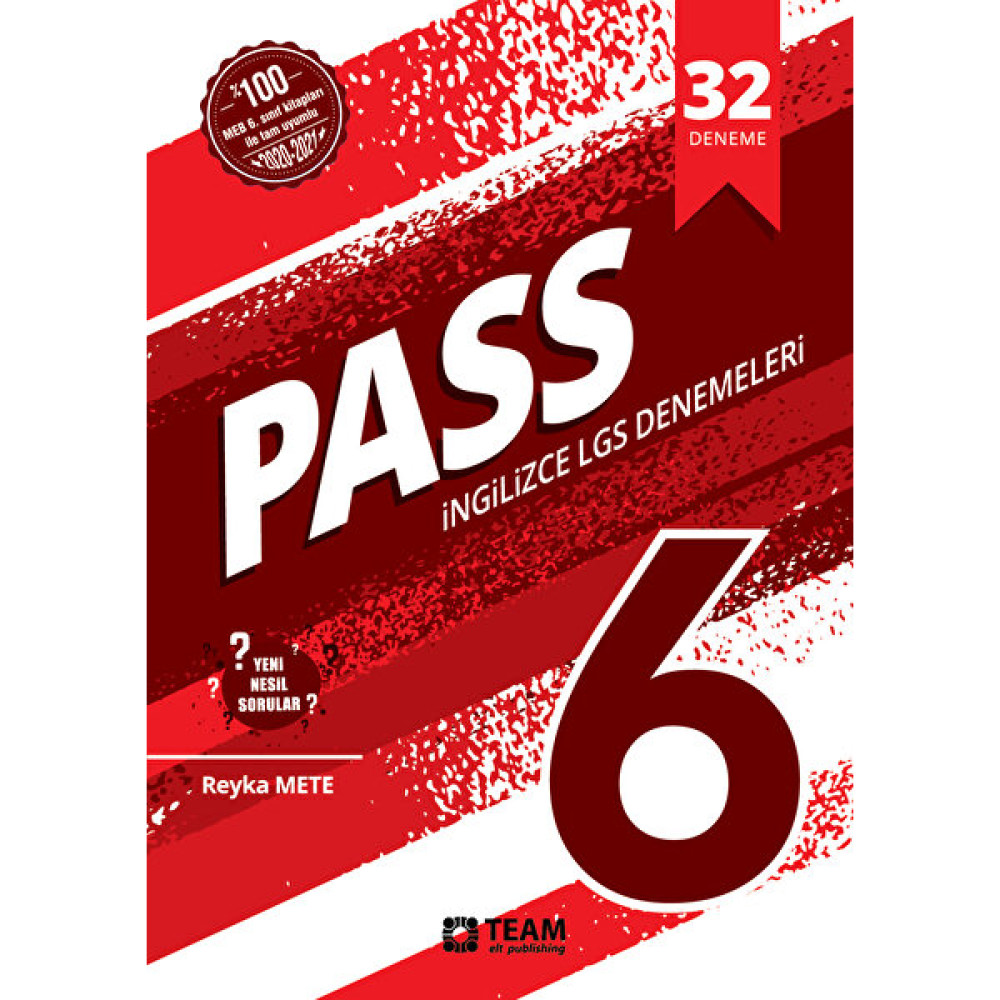Team Elt Publishing Pass 6 - 32 Adet Yeni Nesil LGS Deneme Sınavı Kaynak Kitapları Fiyatı