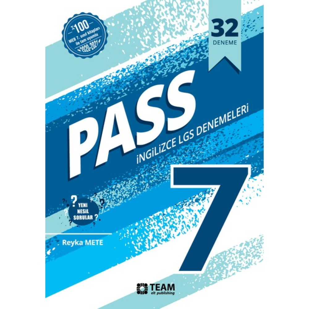 Team Elt Publishing Pass 7 - 7. Sınıf İngilizce Pass 32 Deneme Yabancı Dil Öğretici Kitaplar ve Eğitim Setleri Fiyatı