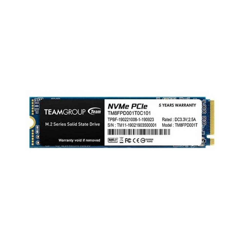TEAM MP33 PRO 1TB 2400/2100MB/S Nvme Pcıe GEN3X4 M.2 SSD Disk (TM8FPD001T0C101) SSD / Solid State Drive Fiyatı