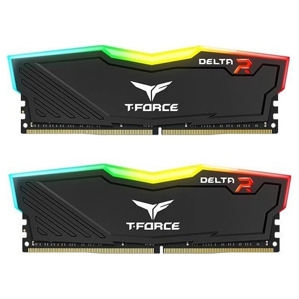 Team T-Force Delta Rgb Black 16GB (2X8GB) 3600MHZ CL18 Ddr4 Gaming Ram (TF3D416G3600HC18JDC01) RAM Bellekler Fiyatı