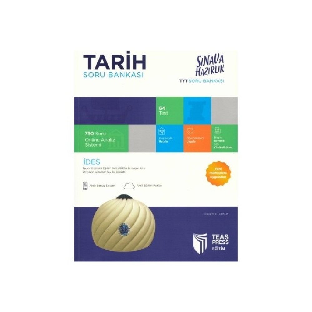 Teas Press Yayınları Press Yayınları TYT Tarih Soru Bankası Ders Sınav Kitapları Fiyatı
