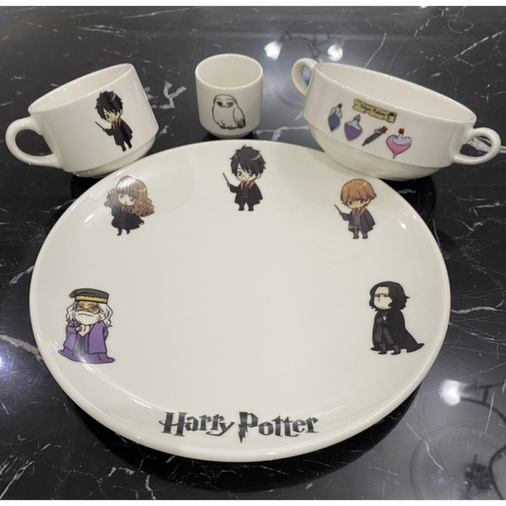 Tebak Collection Harry Potter 4 Parça Porselen Çocuk Yemek Takımı Mama Seti Mama Seti Fiyatı