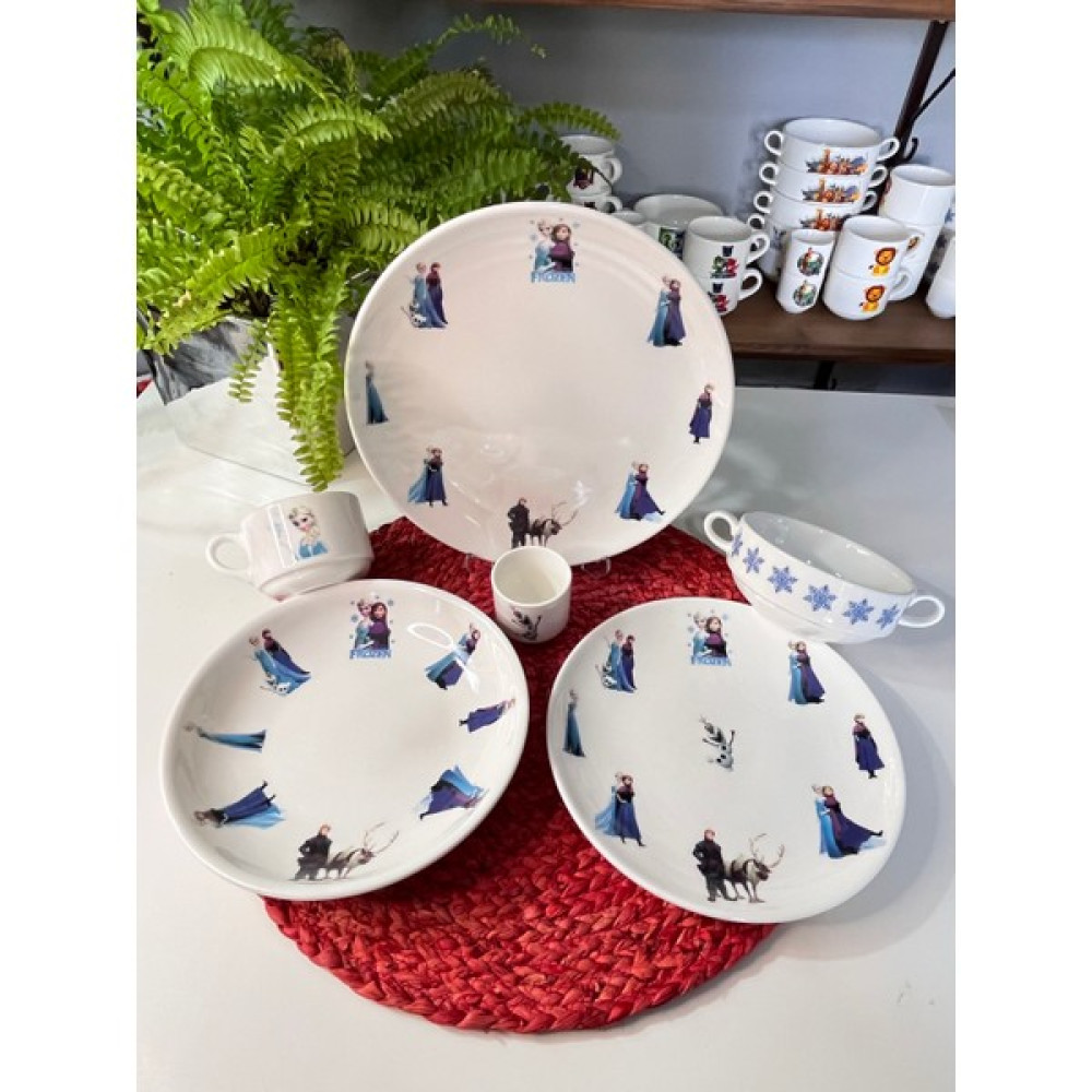 Tebak Collection Tebak Porselen Frozen Karlar Ülkesi Desen 6 Parça Çocuk Yemek Takımı Mama Seti Oto Boyaları Fiyatı