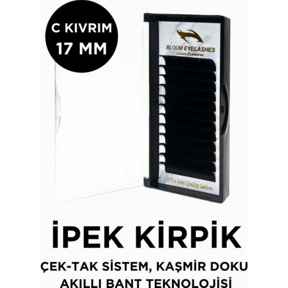 Tech Care Bloom C Kıvrım 17 mm İpek Kirpik Çek Tak 0,07 Kalınlık Oto Boyaları Fiyatı