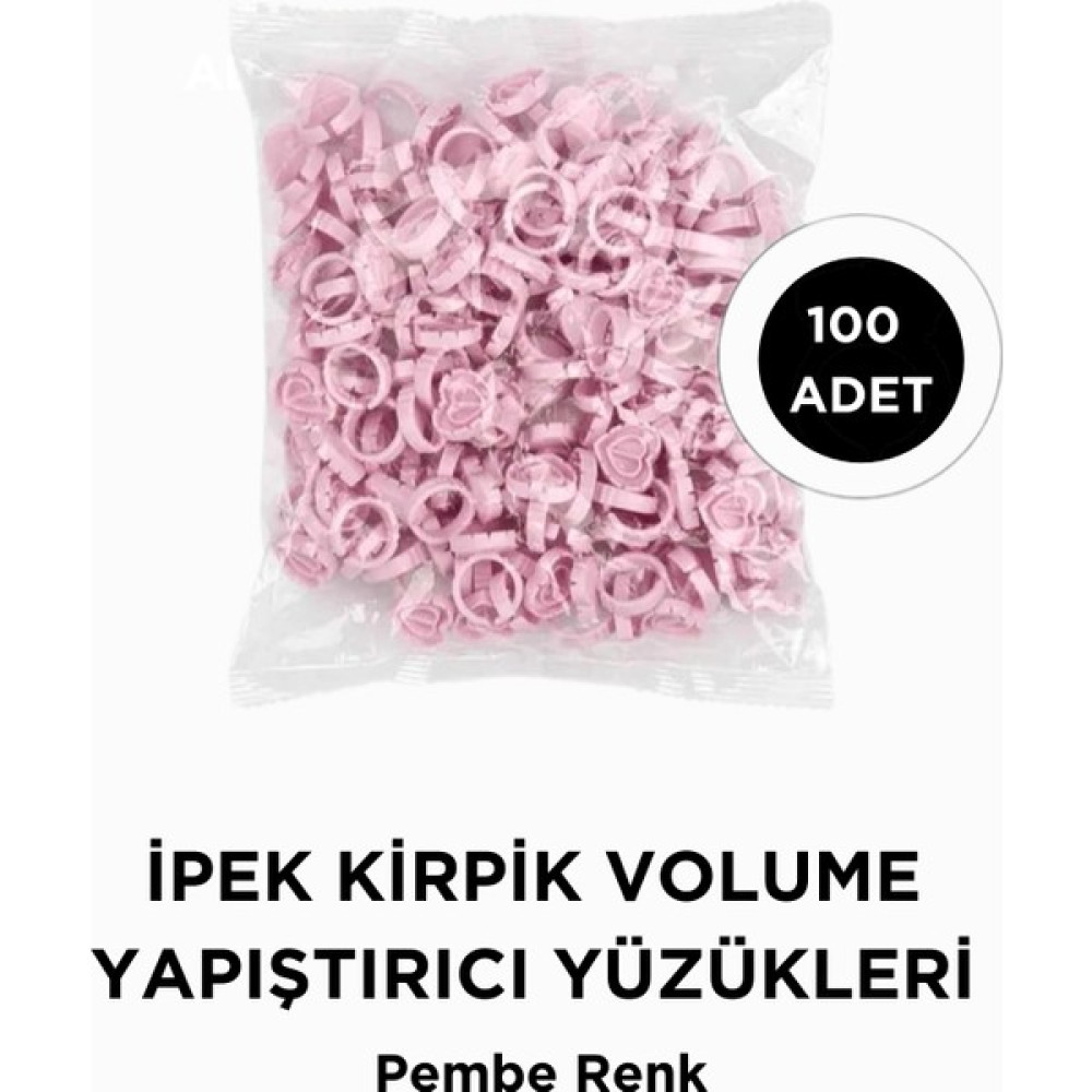 Tech Care İpek Kirpik Kolay Volume Yapıştırıcı Yüzükleri (100 ADET) - -- Takma Kirpik Ürünleri Fiyatı
