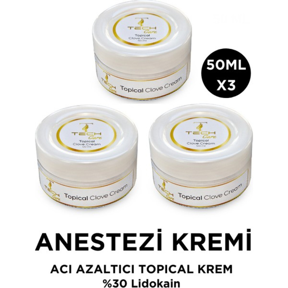 Tech Care Topikal Krem 50ml %30 Lidokain Nemlendiriciler Fiyatı
