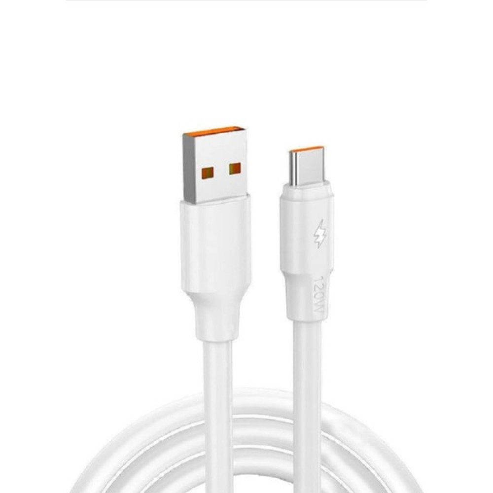 Techbender 120W Süper Hizlı Şarj USB To Type-C Turbo Şarj Destekli 2 Metre - Beyaz Bilgisayar Çevirici ve Adaptörü Fiyatı
