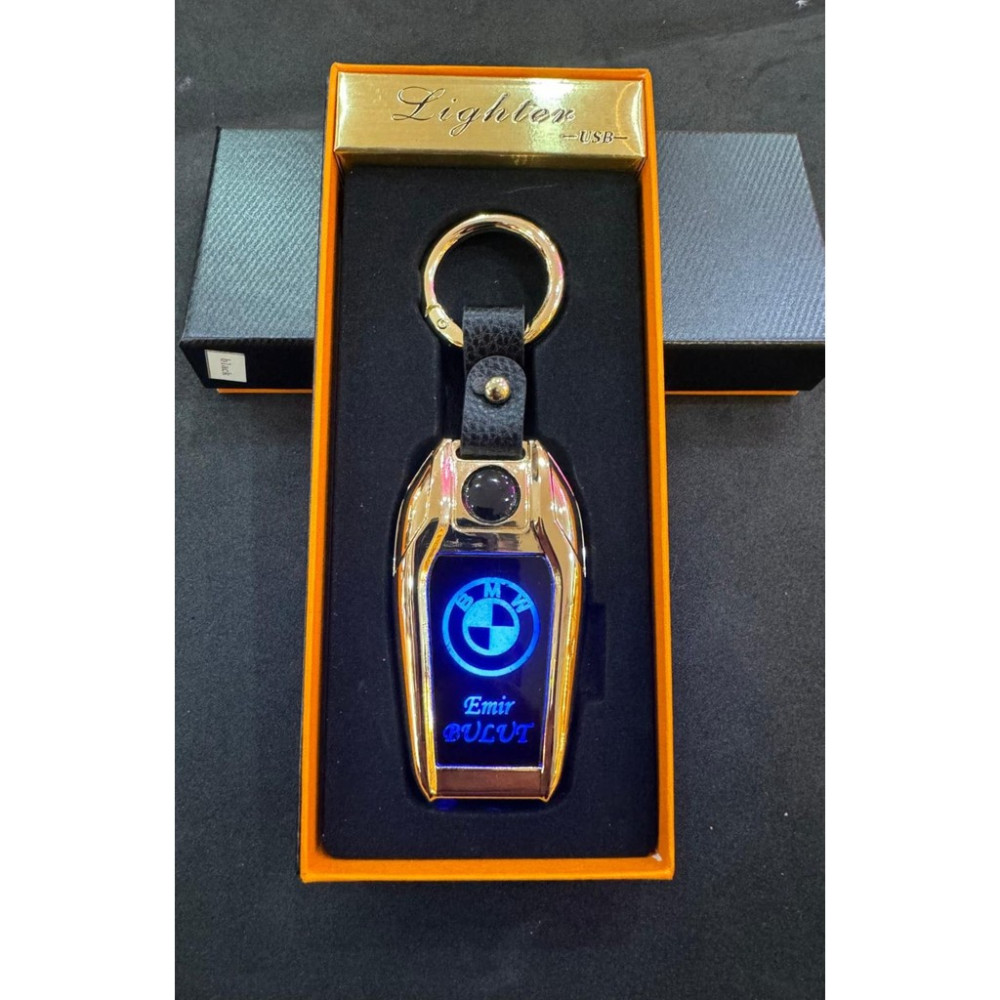 Techmarketi LED Ekranlı Kişiye Özel Isim Yazılabilir Çakmak - Gold Çakmak Fiyatı