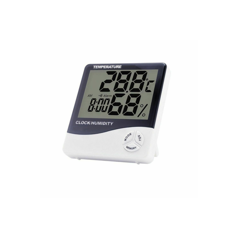 Techmaster 1 Dijital Termometre Nem Ve Isı Ölçer Masa Saati Alarm Termometre & Higrometre Fiyatı