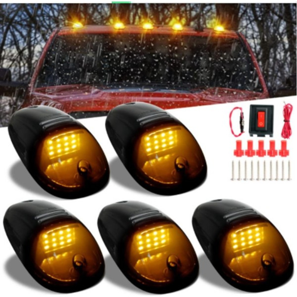 Techmaster 5li Set 12 Ledli Universal Pick Up 4x4 Araç Üstü Park Sis Lambası Oto Boyaları Fiyatı