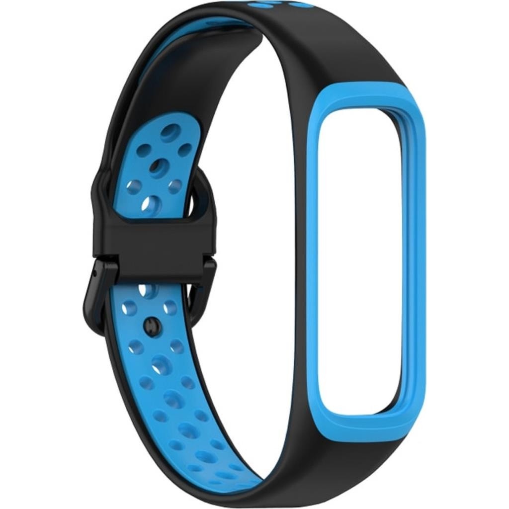 Techmaster Samsung Galaxy Fit 2 R220 Tme Spor Silikon Kordon Kayış - Mavi Cep Telefonu Fiyatı