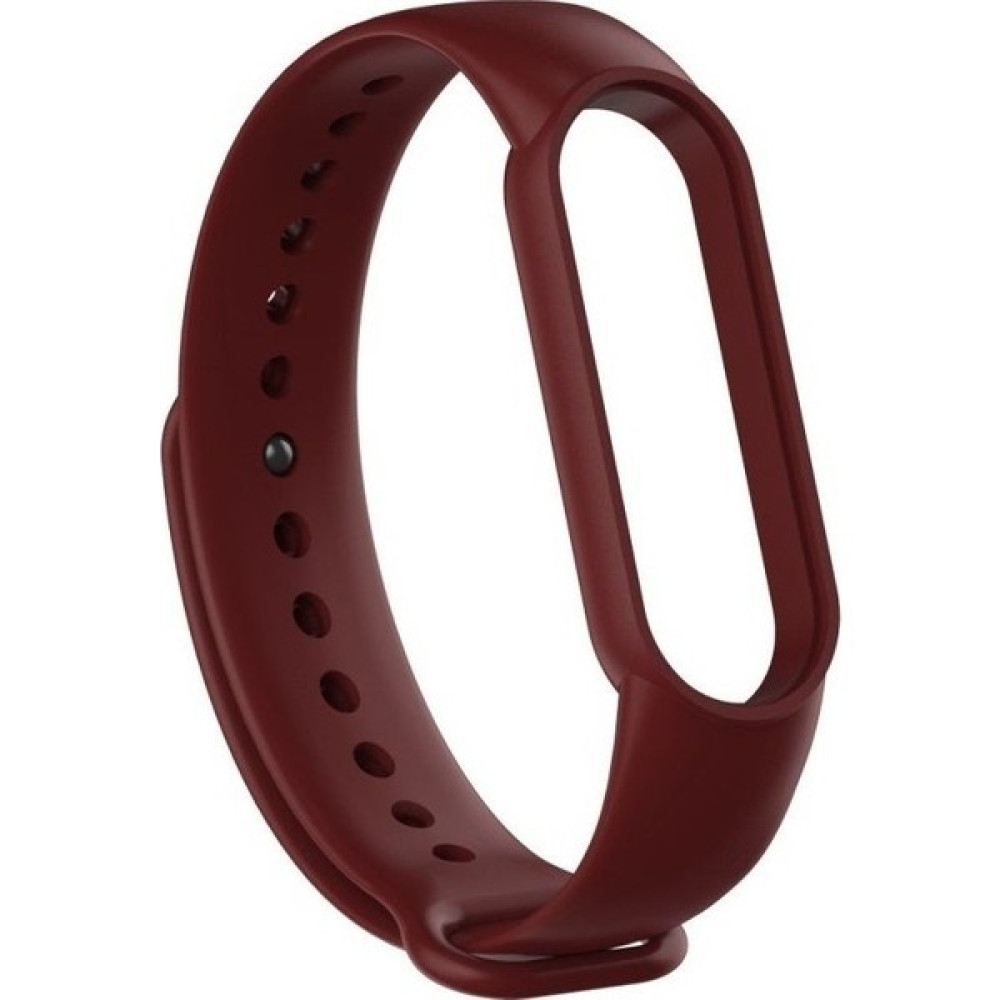 Techmaster Xiaomi Mi Band 5 Mi Band 6 Mi Band 7 Tme Silikon Kordon Kayış - Bordo Giyilebilir Teknoloji Aksesuarları Fiyatı