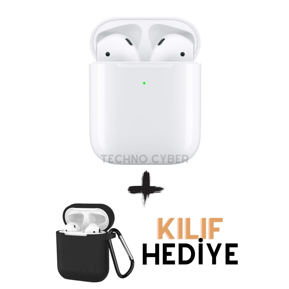 techno cyber Beyaz 2.nesil Ios Android Uyumlu Kablosuz Bluetooth Kulaklık Karışık Renk Kılıf Hediyeli Kulak İçi Kulaklık Fiyatı