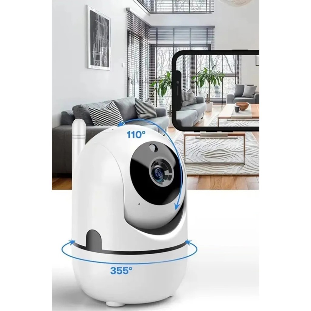 Technodia Ip Wifi Ev Güvenlik Kamerası İç Mekan Güvenlik Kamerası 2.4g İki Yönlü Konuşma Hareket Uyarısı Güvenlik Kameraları Fiyatı