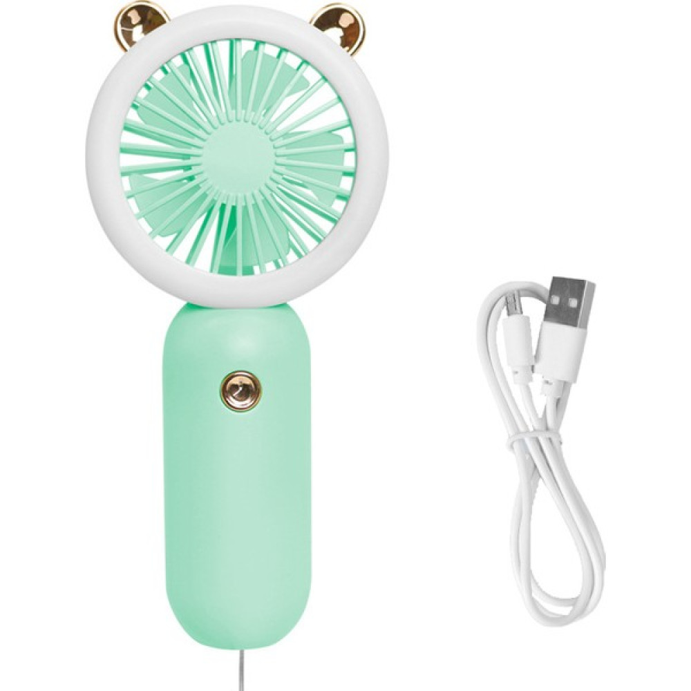 Technojet Taşınabilir Mini El Fanı USB Şarjlı LED Işıklı Vantilatör Soğutucu Ergonomik Tasarımlı - Renkli Vantilatörler Fiyatı