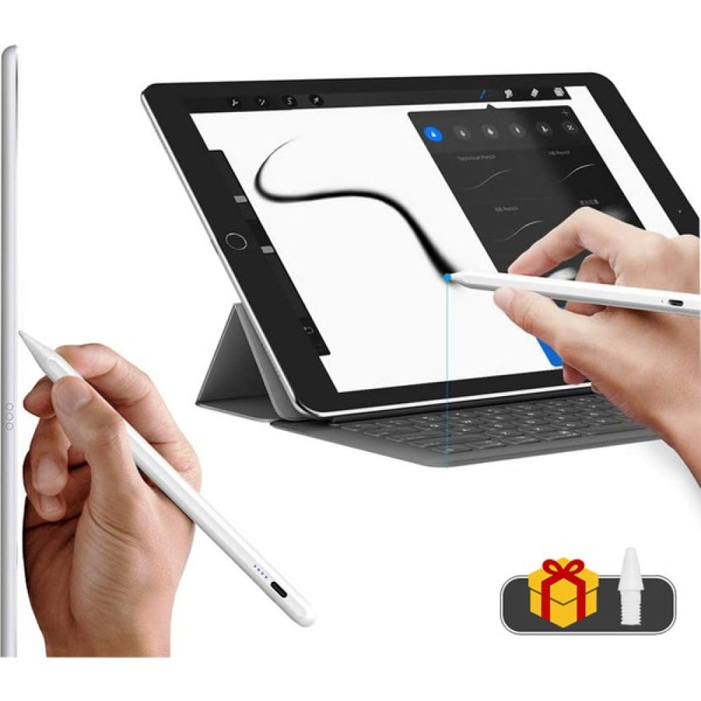 Technom Tüm Cihazlara Uyumlu Dokunmatik Universal Stylus Ipad Android Tablet Kalemi - Beyaz Tablet Aksesuarı Fiyatı