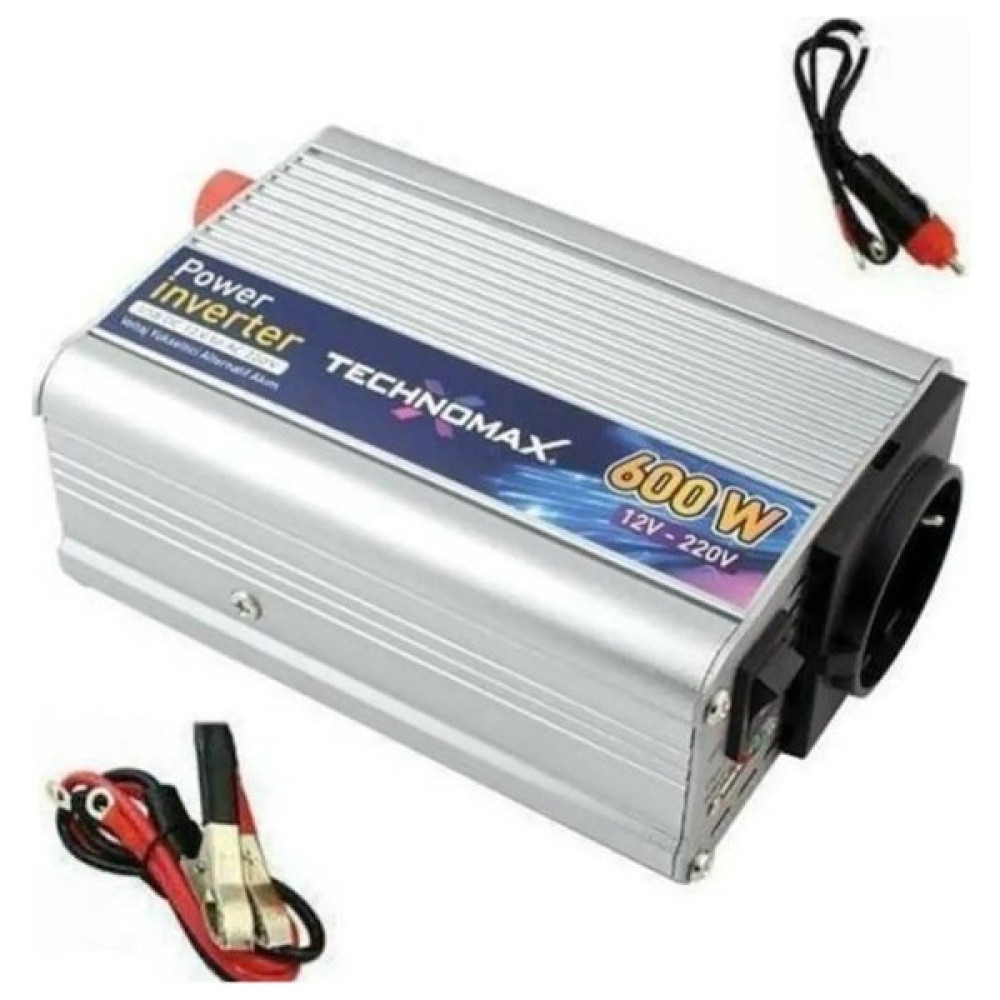 Technomax 600W 12V Çevirici Invertör Araç Elektirik Çeviricisi Oto Elektroniği Fiyatı