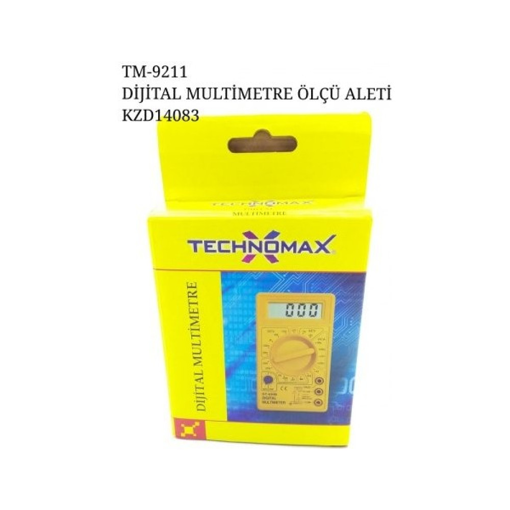 Technomax Digital Multimetre Ölçü Aleti Diğer Test ve Ölçüm Cihazları Fiyatı