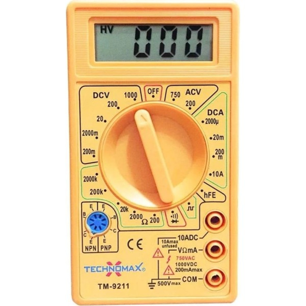 Technomax Ölçü Aleti Multimetre Ampermetre Test Cihazı TM-9211 Diğer Test ve Ölçüm Cihazları Fiyatı