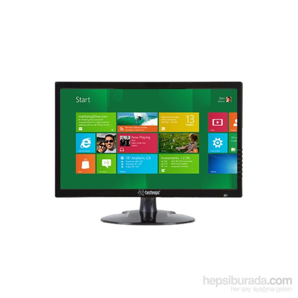 Technopc Tpl22vs 21,5'' Vga Dvı Led Monitör Monitör Fiyatı